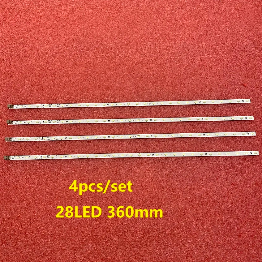 4pcs/set 28LED 360mm LED Backlight For E129741 32PFL6606H/60 32HFL5573D GT0326-1 GT0326-2 GT0326-4 Sharp Screen LK315D3LA63