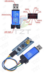 STM32F103C8T6 CH32F103C8T6 ARM STM32 Minimum System Development Board STM32F401 STM32F411 + ST-LINK V2 Download Programmer