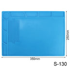 S-110 120 130 Soldering Mat Soldering Station Repair Pad Maintenance Platform Desk Mat Solder Rework Repair Tools