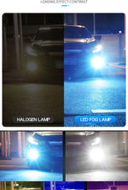 2PCS Strobe Car Fog Lamp H1 H3 H8 H11 LED 9005 HB3 9006 Hb4 H7 Auto Daytime Running Light Flash Driving Bulb White