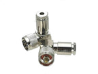 1Pcs Connector N Type Clamp For RG58 RG142 / RG8X LMR240 / RG5 RG6 / RG8 LMR400 RF Coaxial Male plug & Female jack