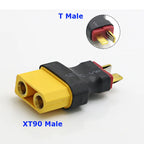 Amass Adapter XT60 to XT90 EC5 EC3 TRX T Deans XT30U Female Male Connectors 4.0mm Banana Plug RC Lipo Battery Control Parts DIY