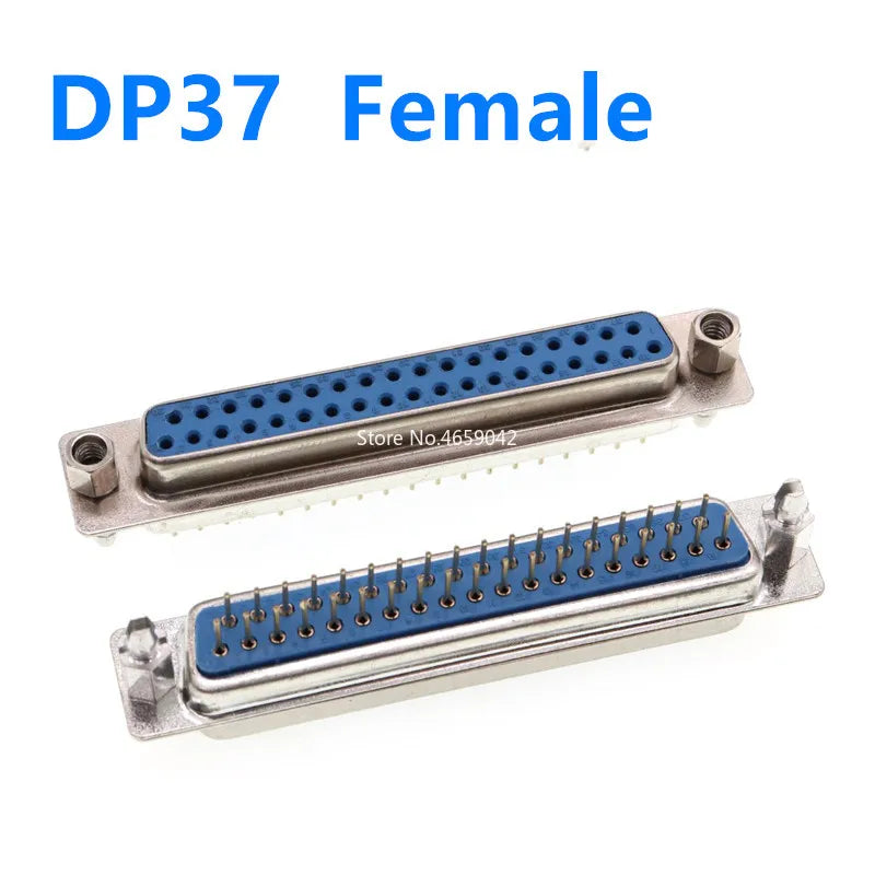 5Pcs DB9 DB15 DB25 DB37/9/15/25/37 Pin Straight 180 Degree Male Female Plug D-sub PCB Mounting Connector DP9 DP15 DP25 DP37