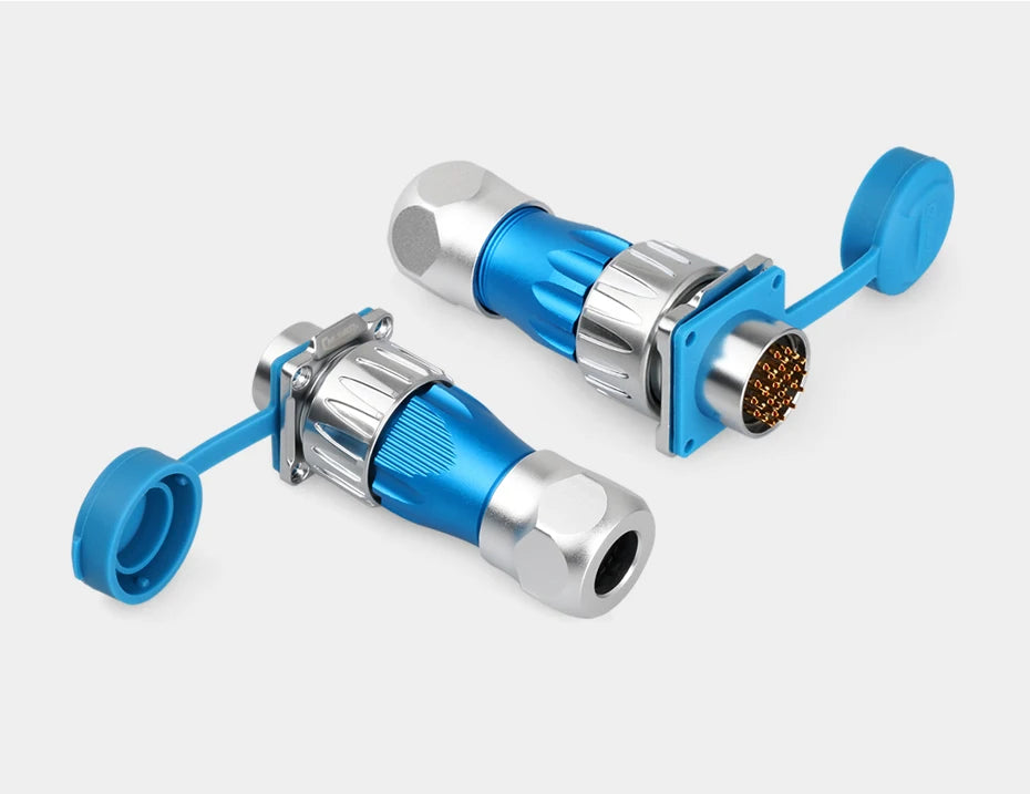 CNLINKO M24 Waterproof Circular Aviation Connector GEN3 10/12/19/24P Metal Shell Male/Female for Industrial & Medical Equipment