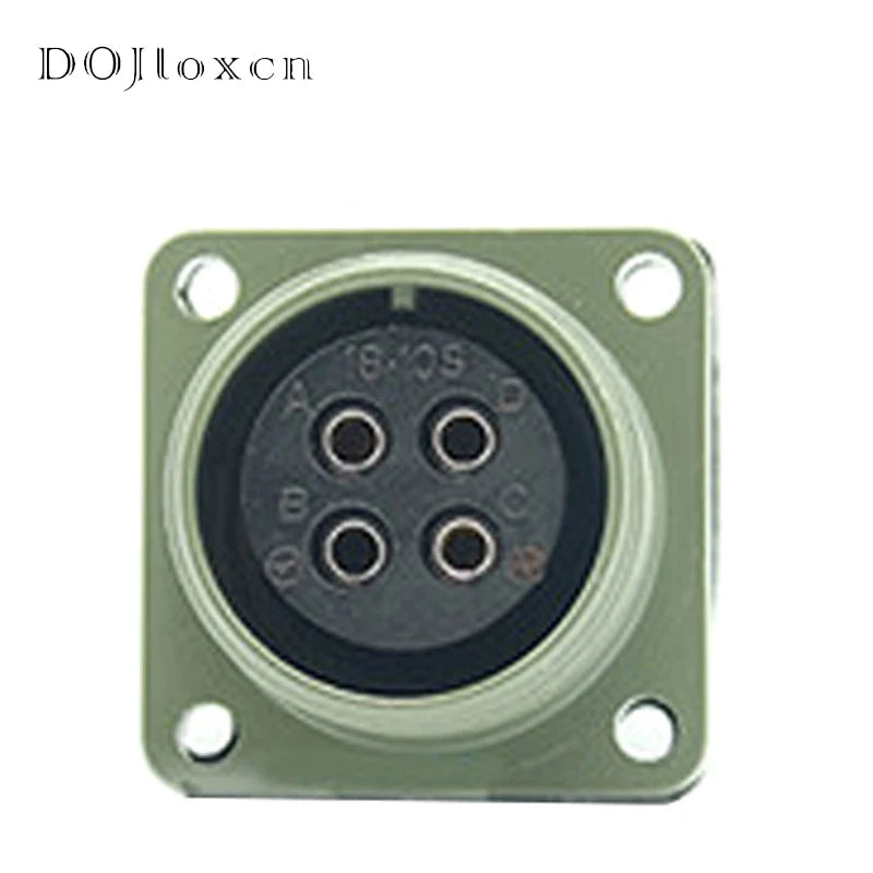 1 Set 4 Pin MS5015 Military Standard Aviation Electricity Plug MS3108A-18-10S/P MS3102A Straight Elbow Male Female Connector
