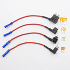 4PCS Car Vehicle Circuit Fuse Tap Adapter Blade Standard Low Profit Mini Micro ATM ATC APM Add-A-Circuit Holder 12-24v