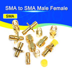 5Pcs Javino Adapter SMA / RP-SMA to SMA / RPSMA Male Plug & Female Jack Straight & Right angle RF Coaxial connector