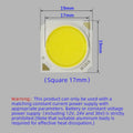 LED Source Chip Light Spotlight Downlight Lamps COB Light Bulb beads integrated surface chip board 3W5W7W10W12W15W18W20W30W50W