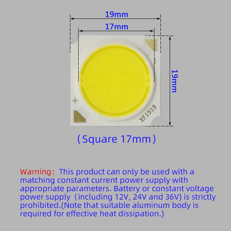 LED Source Chip Light Spotlight Downlight Lamps COB Light Bulb beads integrated surface chip board 3W5W7W10W12W15W18W20W30W50W