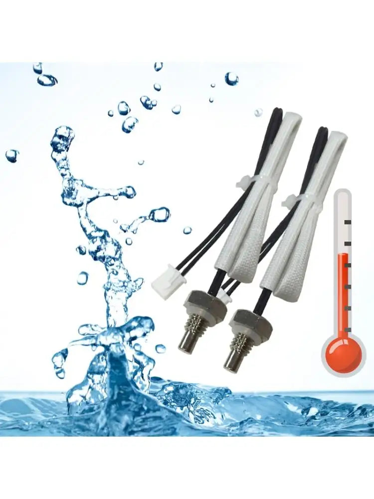 NTC 50K Thermistor Temperature Sensor Resistance Value 50K B Value R25/50 M6 Thread Probe Cable Waterproof