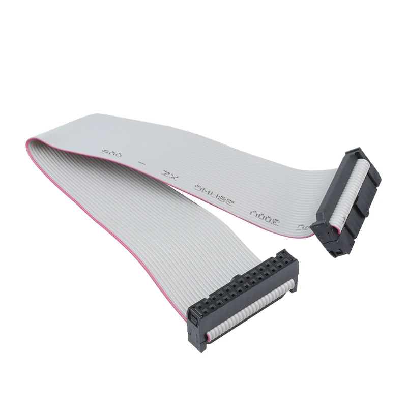 2.54mm Pitch FC-6/8/10/14/16/20/24/40/50/64 PIN JTAG ISP DOWNLOAD CABLE Gray Flat Ribbon Data Cable FOR DC3 IDC BOX HEADER