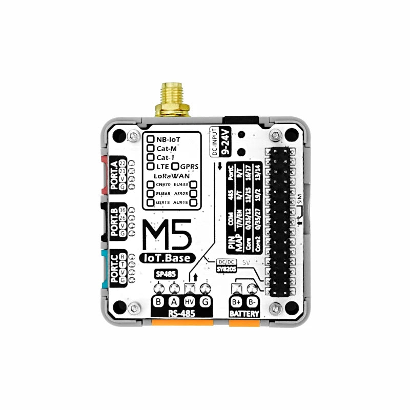 M5Stack Official IoT Base with CAT-M Module (SIM7080G)