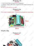 WAVGAT DIY learning board kit suit the parts 51/AVR microcontroller development board learning board STC89C52