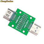 1pcs A-M HDMI Male To Female Test Board MINI Connector with Board PCB 2.54mm Pitch 19/20pin DP HD A Female To Male Adapter Board
