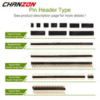 2 3 4 5 6 8 10 12 15 20 40 Female Pin Header Socket Gold Plated Solderless Single Row 2.54mm 2.54 mm 4pin 20pin 40pin Connector