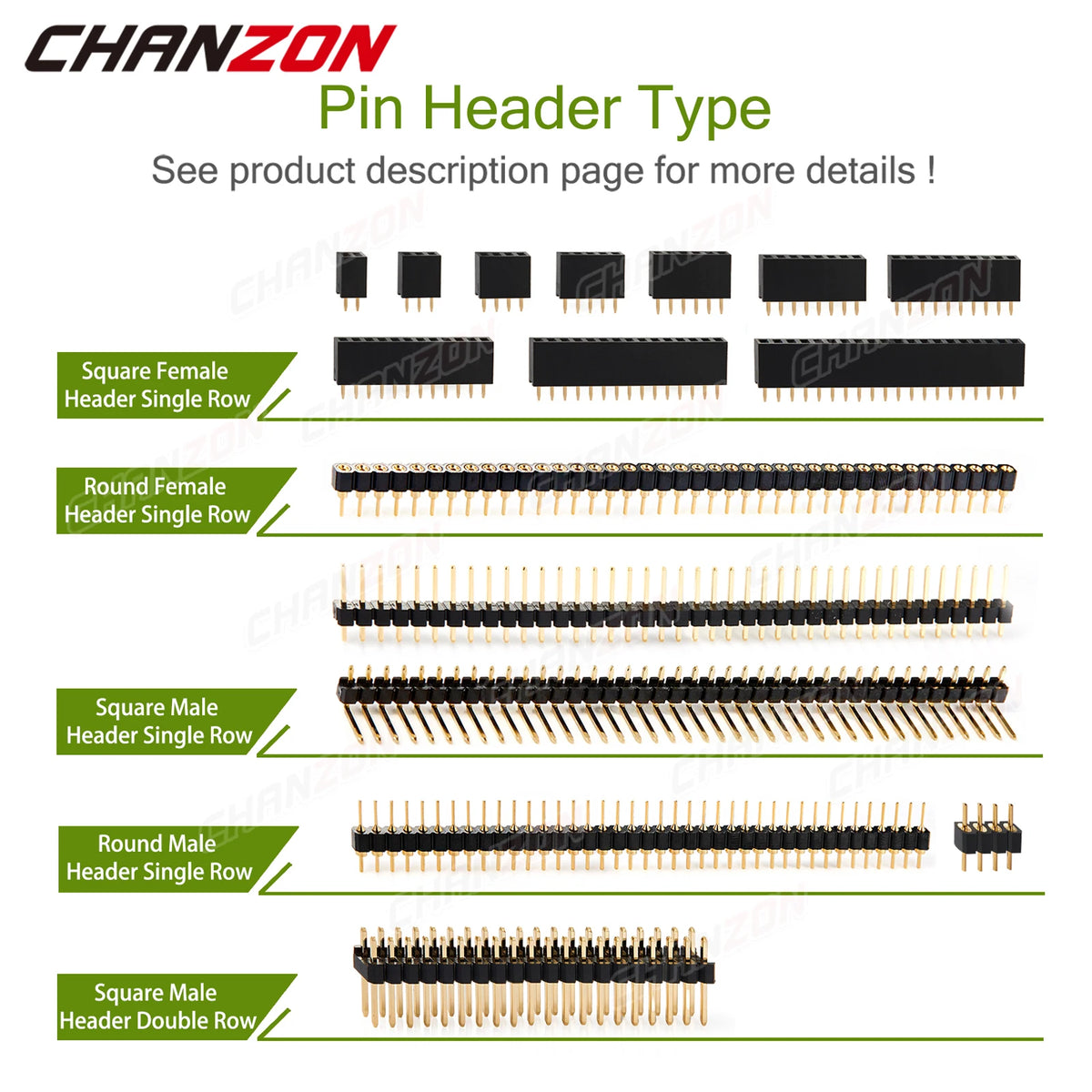 2 3 4 5 6 8 10 12 15 20 40 Female Pin Header Socket Gold Plated Solderless Single Row 2.54mm 2.54 mm 4pin 20pin 40pin Connector