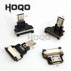 Ribbon Flat FPV  Micro-USB Connector Flexible Cable Raspberry Pi 4 Micro USB/Mini USB Male to Male 90 Degree FFC 20pin Flexible