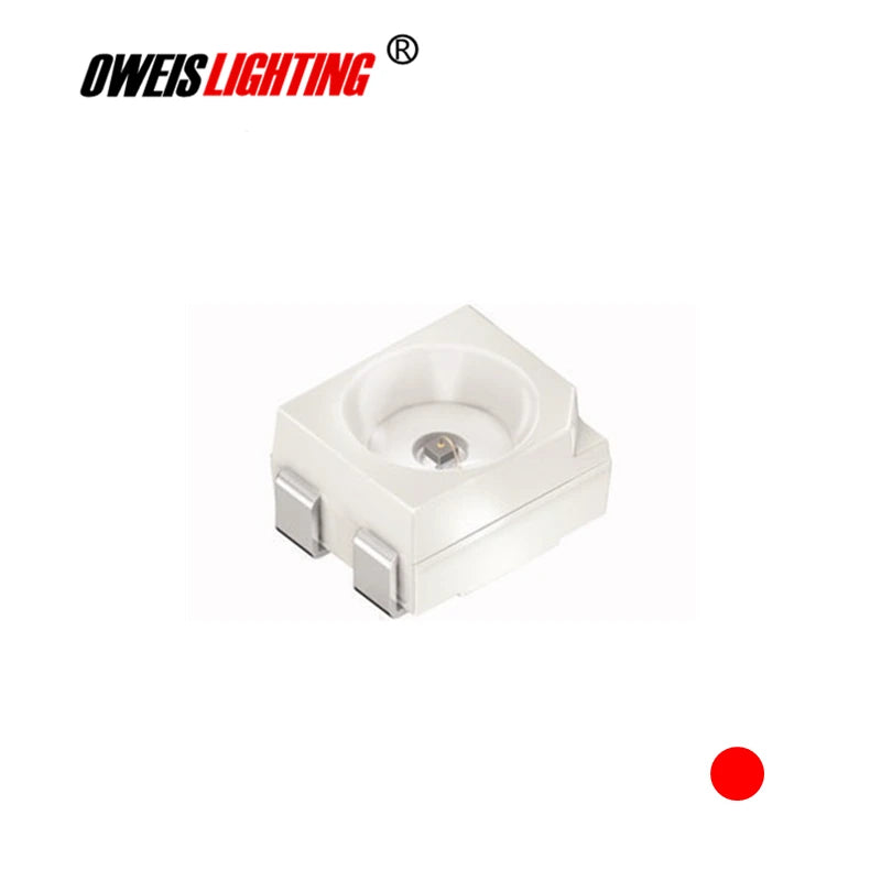 50PCS LSE6SF  LS E6SF 3528 SUPER RED SMD LED PLCC-4 633nm 2.15v 50mA 1570mcd Light Beads Lamps LS E6SF-V2BA-1 Common Cathode