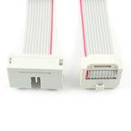 1pcs 2.54mm Pitch DC3 IDC FC Female To Male 10/14/16/20/26/30/34/40/50/64 Pin Connector Flat Ribbon Data Cable 10CM 20CM 30CM