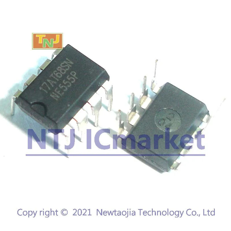 50 PCS NE555P DIP-8 NE555 555 General Purpose Single Bipolar Timers IC Chip