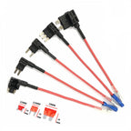 12V Fuse Holder Add-a-circuit TAP Adapter Micro Mini Standard ATM APM Blade Auto Fuse with 10A Blade Car Fuse with holder