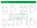HCH8s-63 Household AC Contactor 2P 40A 63A 2NO 2NC  1NO1NC DC24V AC110V AC220V Automatic  Contactor Din Rail Type 50Hz 60Hz