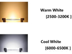 R7S LED Glass Tube COB Bulb 78MM 118MM High Power R7S Corn Lamp J78 J118 Replace Halogen Light AC 110V 220V Lampadas