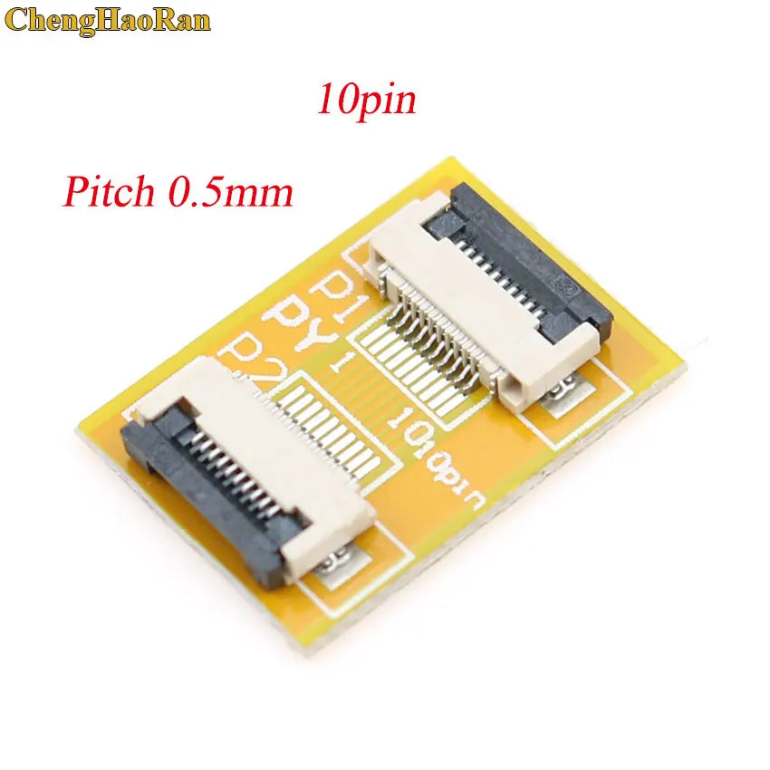 ChengHaoRan 1pc FPC FFC Flexible Flat Cable Extension Board 0.5 Pitch 6pin 10pin 12pin 24pin 30pin 40pin 50pin 60pin Connector