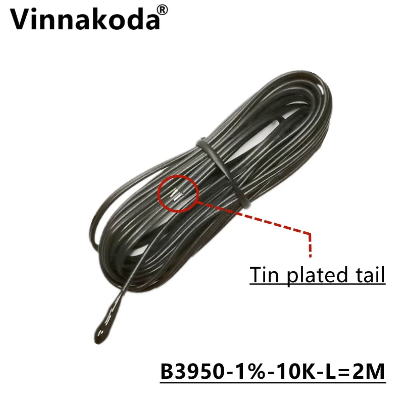 1PCS NTC Thermistor Temperature Sensor B3950 10K 1% Air Probe Air Conditioning Probe 20/35/50CM 1/2M