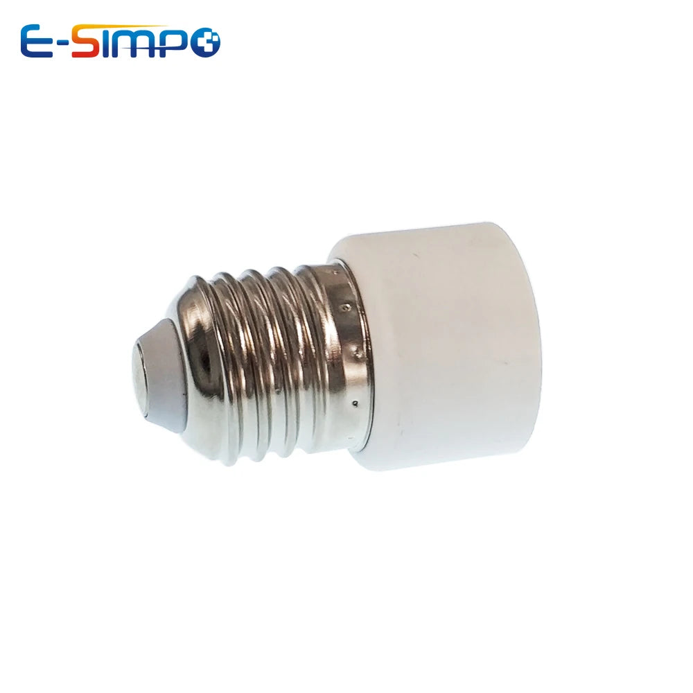 2pc E26 E27 Screw B22 Bayonet Rated 220V6A  Lamp Holder Light Base Socket to US EU AC Power Cord Outlets Plug Adapter Converter