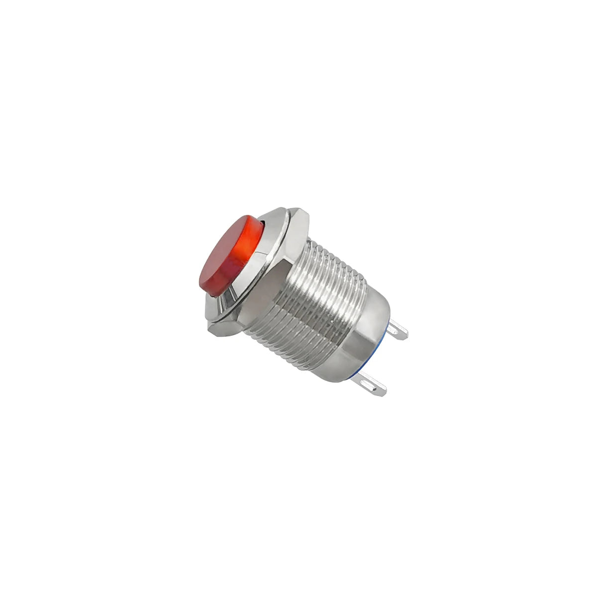 1 PCS 12mm Waterproof Momentary High Round Metal Push Button Switch Car Start Horn Speaker Bell Automatic Reset