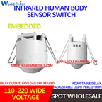 110V 220V Ceiling PIR Infrared Body Motion Sensor Detector Lamp Light Switch lampholder For LED lamp Bulb Automatic ON / OFF