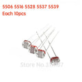 50PCS/LOT LDR Photo Light Sensitive Resistor Photoelectric Photoresistor Kit for 5506 5516 5528 5537 5539  5 Kinds Each 10PCS