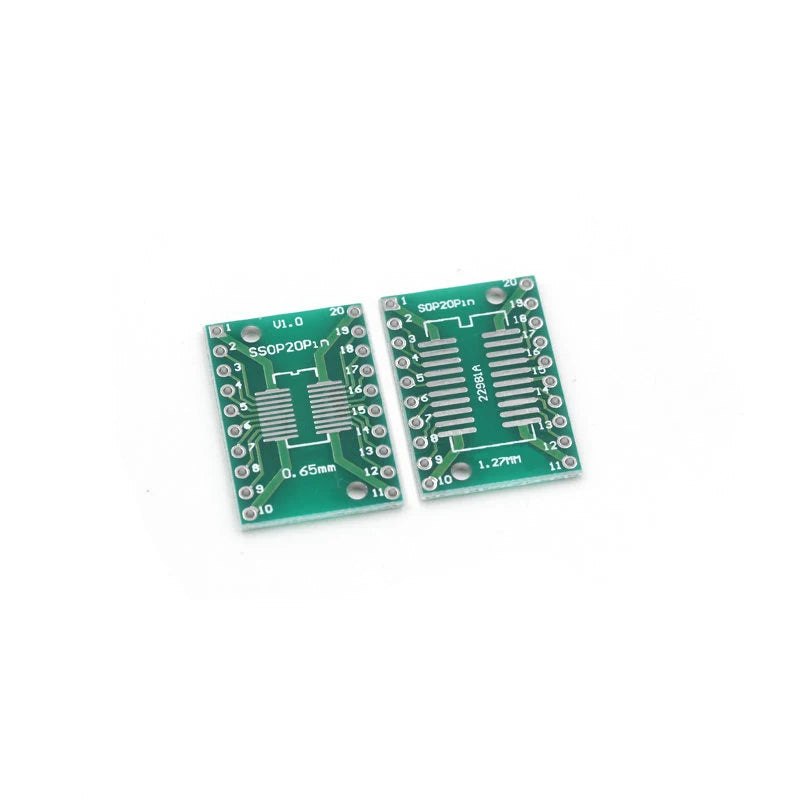 10-100PCS Javino PCB Board Kit SMD Turn To DIP Adapter Converter Plate SOP MSOP SSOP TSSOP SOT23 8 10 14 16 20 28 SMT To DIP