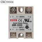 SSR -10DD 25DD 40DD DC Control DC SSR White Shell Single Phase Solid State Relay 5~60VDC TO 3~32VDC