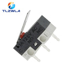 100Pcs Limit Switch Push Button Switch 1A 125V AC Mouse Switch 3Pins Micro Switch