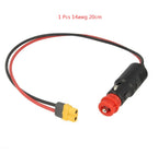 12-24V Car Cigarette Lighter Plug Male to XT60 Female Socket Connector Plug Adaptor With14AWG 20/30/50cm  Wire for RC Chargers
