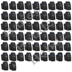 Blue Led Trim Tabs Momentary Rocker Switch 7 Pin (ON)-OFF-(ON) DPDT Reverse Polarity 3 Way Toggle Switch for Marine Boat Carling