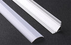 1-10 PCS LED Rigid Strip DC12V 50CM 20 Inch SMD5730 36LEDs U/V-Shaped Flat LED Aluminum Channel Rigid Strip for Indoor Lighting