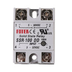 SSR-100 DD Solid State Relay Module 100A 3-32V DC Input  5-60V DC Output Relay