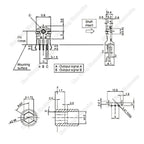 10 PCS Mouse Encoder Wheel Decoder Mouse Switch Connector Repair Roller Hot 5MM 7MM 9MM 11MM 13MM