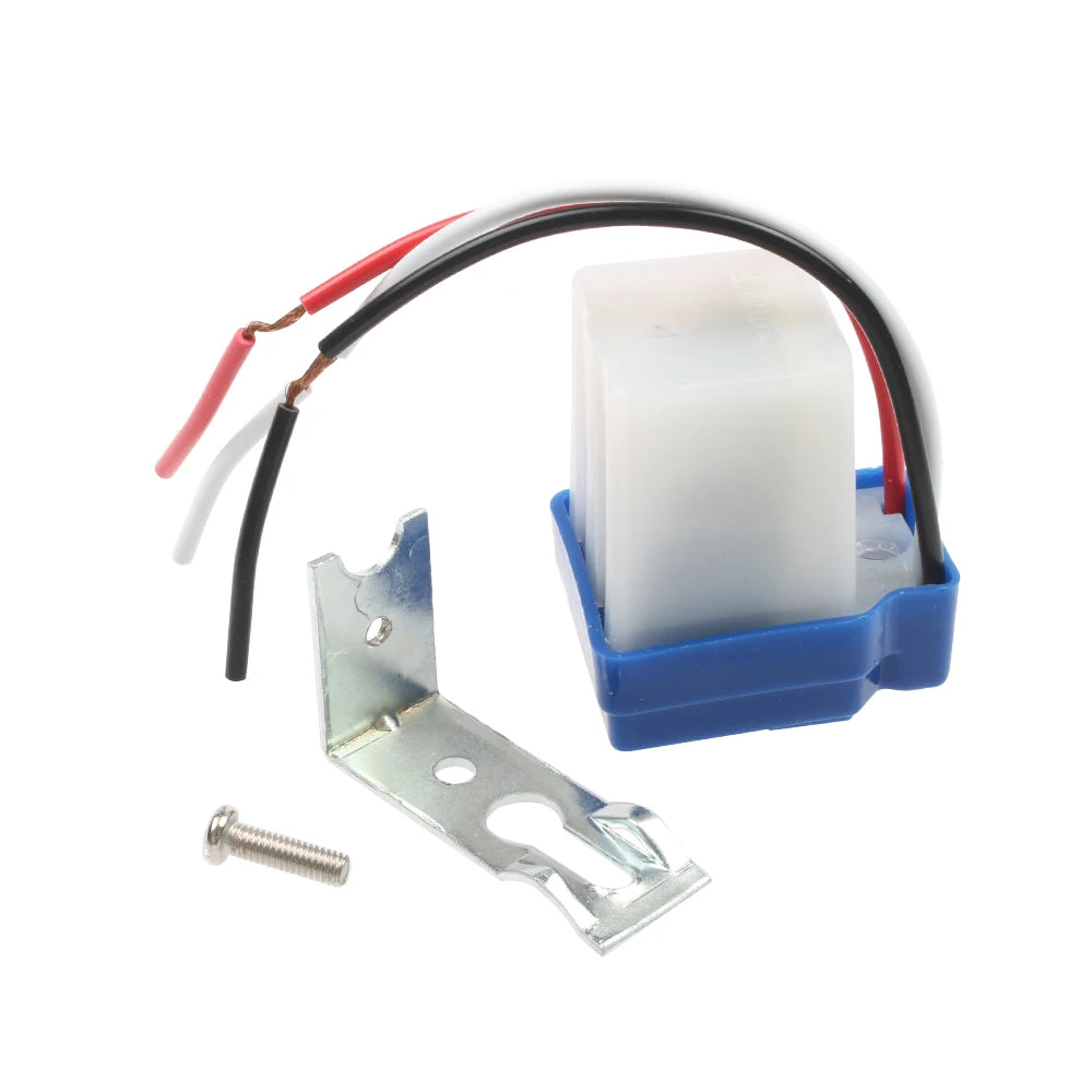 Automatic Auto On Off Photocell street Light Switch DC AC 12V 24V 110V 220V 50-60Hz 10A Photo Control Photoswitch Sensor Switch