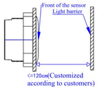 Active Remote Infrared Sensor, Intelligent Sensor Switch, Photoelectric Human Distance Measurement Motion Sensor  Sense Switch