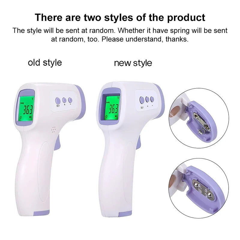 2024 LED Infrared Forehead Body Non-contact Thermometer for Infants Adults Outdoor Home Digital Fever Measurement Tool
