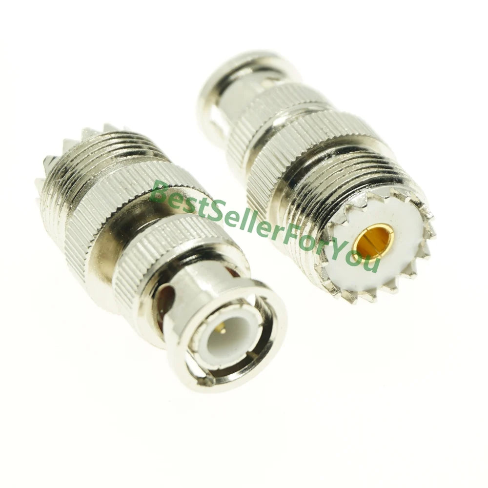 BNC Male Female To SMA UHF N PL259 SO-239 2x BANANA Male Female RF Connector Adapter Test Kit