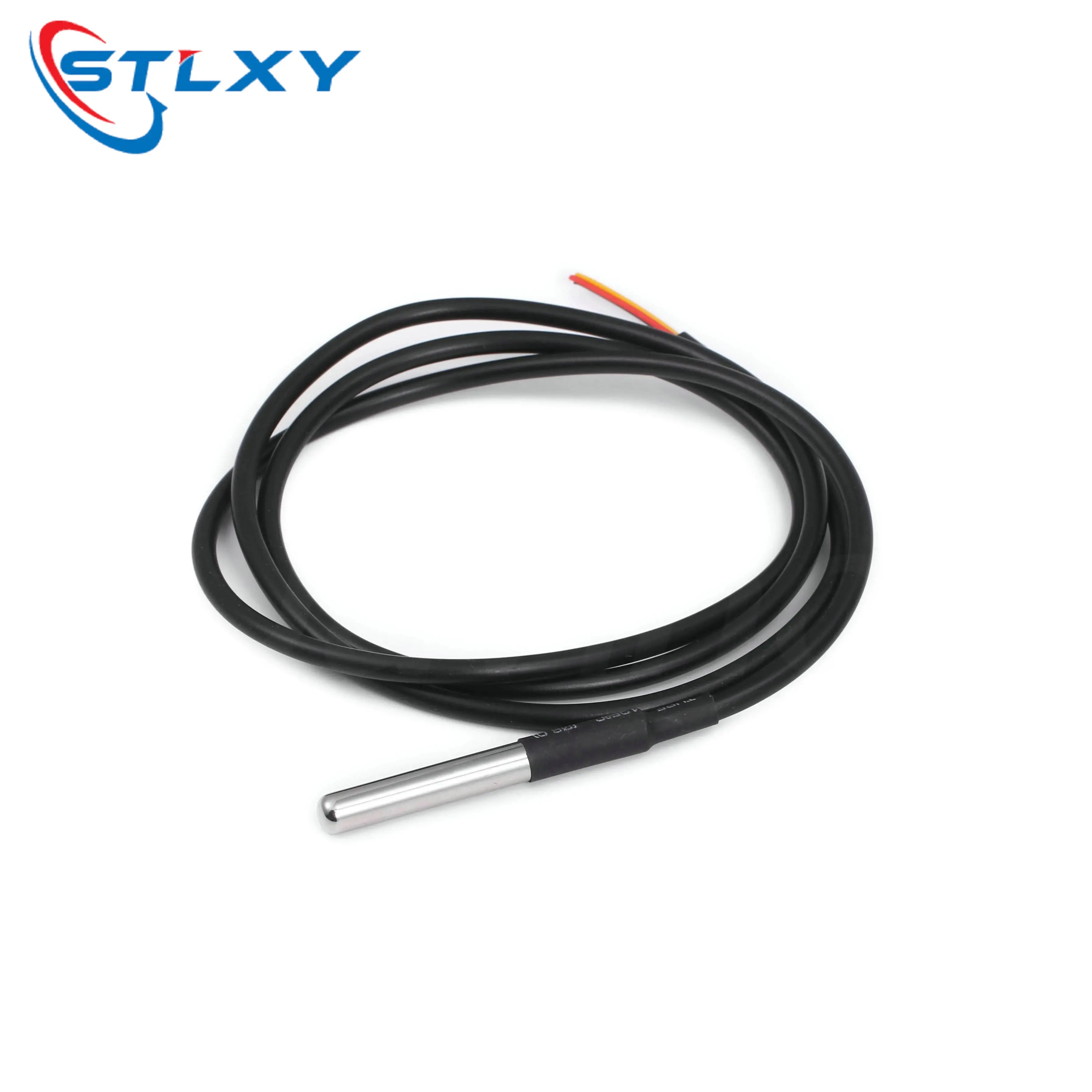 5PcsDS1820 Stainless steel package Waterproof DS18b20 temperature probe temperature sensor 18B20 for arduino