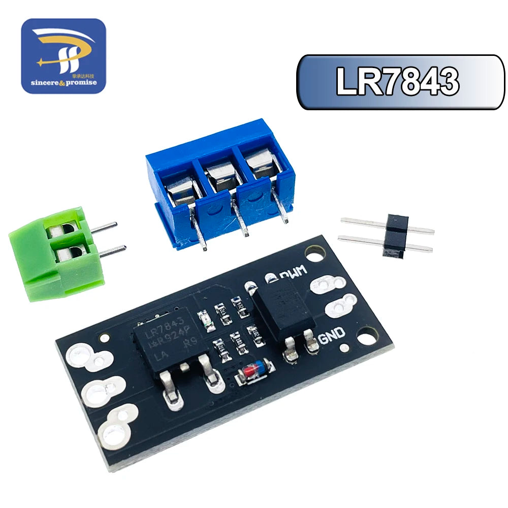 Isolated MOSFET MOS Field Effect Tube Module 3V / 5V FR120N LR7843 D4184 AOD4184 Board Replacement Relay For Arduino and MCU