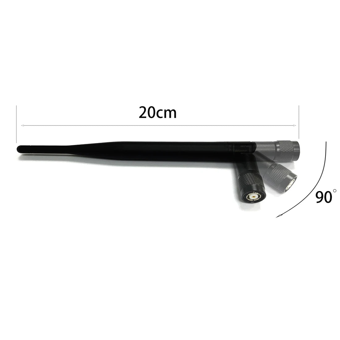 2.4Ghz/5.8Ghz WIFI Dual Band Antenna 6dBi RP TNC Male OMNI 20cm for Wirless Router Signal Booster NEW Wholesale