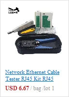 Network Ethernet Cable Tester RJ45 Kit Crimper Crimping Tool Punch Down RJ11 Cat5 Cat6 Wire Line Detector 8P8C