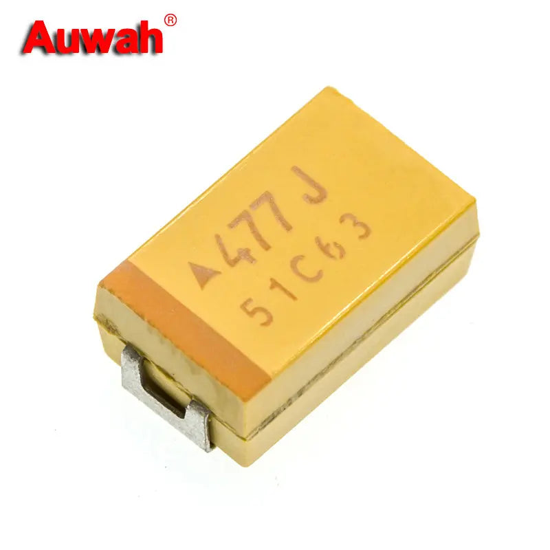 5pcs 470uF 6.3V 7343 Type D SMD Tantalum capacitor TAJD477K006RNJ 477J New original